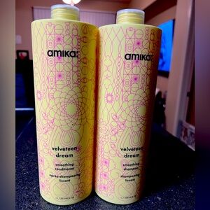 Amika Velveteen Dream Smoothing Shampoo and Conditioner Duo -33.8oz ($150 Value)